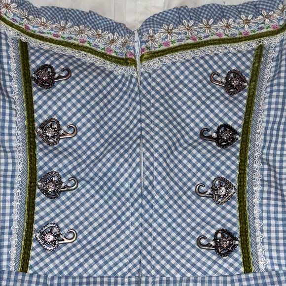 Chic Blue Lace-Up Mini Dress - Picture 8 of 10